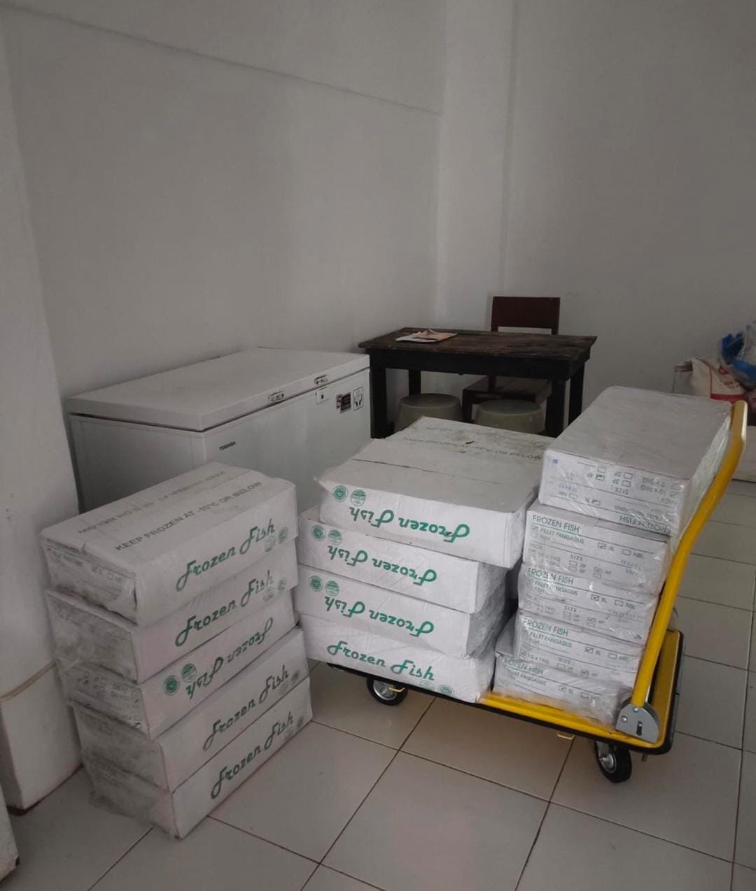 Dokumentasi pengiriman sayap ayam ke pelanggan HORECA