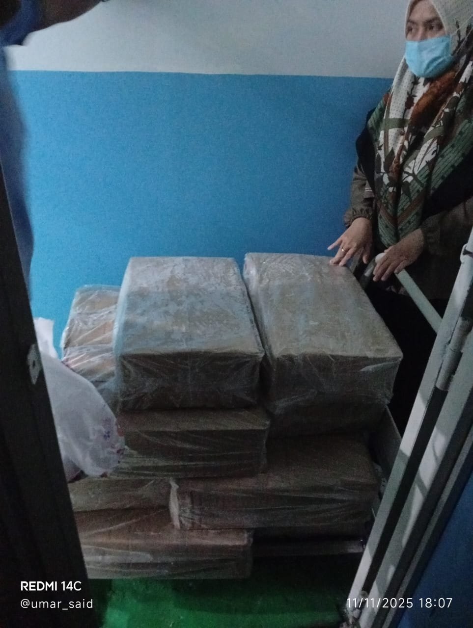 Dokumentasi pengiriman sayap ayam ke pelanggan HORECA